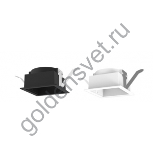 Светильник потолочный под лампу Gu10 встраиваемый, серия DL-MJ-1034, Черный, 35 (max)Вт, IP20