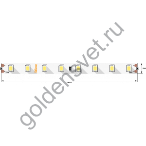 Лента светодиодная ПРО 2835, 80 LED/м, 7,2 Вт/м, 24В , IP20, Цвет: Нейтральный белый