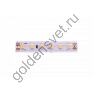 Лента светодиодная LUX, 3528, 120 LED/м, 9,6 Вт/м, 24В, IP65, Холодный белый (6000K)