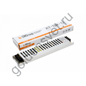 Ультратонкий блок питания в металлическом корпусе, IP20, 150W, 12V