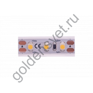Лента светодиодная LUX DSG3120, SMD 3528, 120 LED/м, 9,6 Вт/м, 12В, IP65, Холодный белый (6000K)