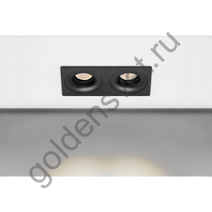 Светильник потолочный под лампу Gu10 встраиваемый, серия DL-MJ-1012, Черный, 35 (max)Вт, IP20