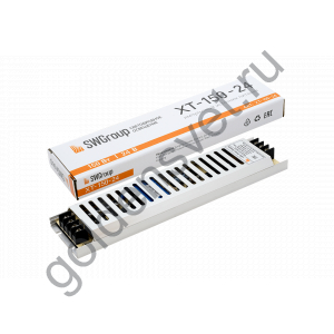Ультратонкий блок питания в металлическом корпусе, IP20, 150W, 24V