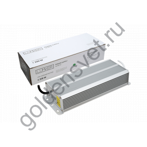 Блок питания для светодиодной ленты LUX влагозащищенный, 24В, 200Вт, IP67