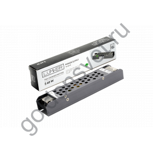 Блок питания для светодиодной ленты LUX компактный, 24В, 60Вт, IP20