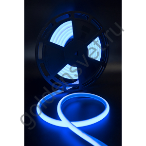 Термолента светодиодная SMD 2835, 180 LED/м, 12 Вт/м, 24В , IP68, Цвет: Синий