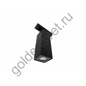 Трековый  LED светильник  квадратный черный 3000К LDT-SQBL-10W-WW (LD-3023)