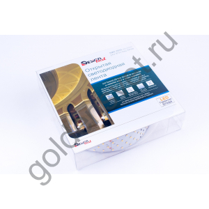 Лента светодиодная LUX, 2835, 280 LED/м, 26 Вт/м, 24В, IP33, Нейтральный белый (4000K)