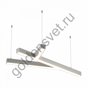 Комплектация Tree-C-5050-WW: Профиль LS 5050, Лента 4x DSG 2835 WW 280L-V24-IP33, 700LED, 26W/m, LUX, подвесы. Без блока питания