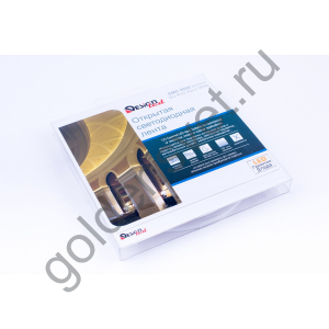 Лента светодиодная LUX, 5050, 60 LED/м, 14,4 Вт/м, 12В, IP33, Теплый белый (2700K)