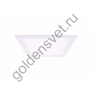 Светильник светодиодный Потолочный встраиваемый Серия PL, Белый, Пластик + алюминий, Нейтральный белый (4200K), 24Вт, IP20