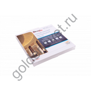 Лента светодиодная LUX, 3528, 120 LED/м, 9,6 Вт/м, 12В, IP65, Нейтральный белый (4000K)