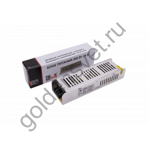 Блок питания компактный (узкий), 200 W, 24V