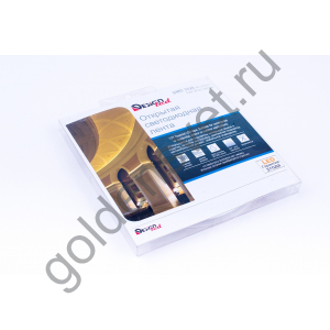 Лента светодиодная LUX, 3528, 60 LED/м, 4,8 Вт/м, 12В, IP33, Холодный белый (6000K)