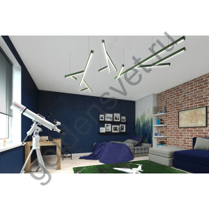 Комплектация Tree-A-3535-NW: Профиль LS 3535 Лента 3x DSG 2835 NW 252L-V24-IP33, 1260 LED, 24W/m, LUX