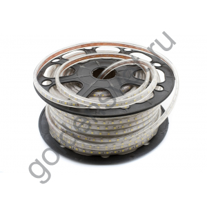 Лента светодиодная 220, SMD5050, 60LED/м, кат 50000м, 14,4 Вт/м, IP68, Холодный белый (6000-6500К Холодный белыйK)