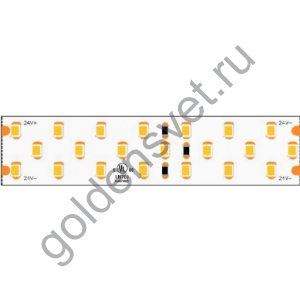 Лента светодиодная LUMKER, 2835, 252 LED/м, 24 Вт/м, 24В, IP33, Теплый белый (3000K)