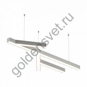 Комплектация Tree-B-5050-NW: Профиль LS 5050, Лента 4x DSG 2835 NW 280L-V24-IP33, 700LED, 26W/m, LUX, подвесы. Без блока питания