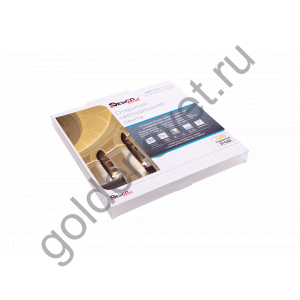 Лента светодиодная LUX, 2835, 60 LED/м, 7,2 Вт/м, 12В, IP33, Теплый белый (3000K)