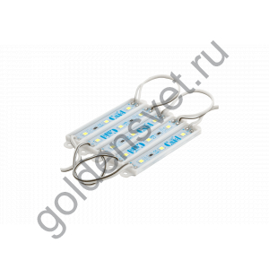 Модуль светодиодый SWG Серия MD2 (2835) , 3LED, 0,67Вт, 12В, IP65, Цвет: 6500-7000К Холодный белый, провод 9см