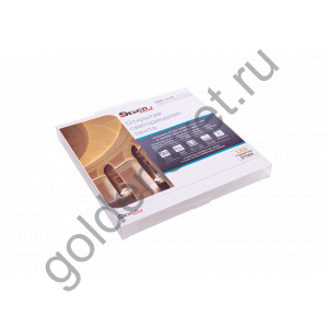 Лента светодиодная LUX, 3528, 120 LED/м, 9,6 Вт/м, 12В, IP33, Теплый белый (2700K)