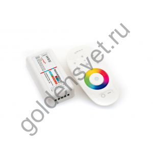 Контролер RGB+W2.4G сенсорный 4Ch*6A 12/24V Белый