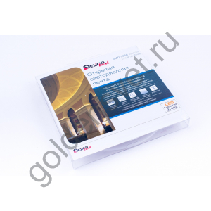 Лента светодиодная LUX, 5050, 60 LED/м, 14,4 Вт/м, 12В, IP33, Холодный белый (6000K)