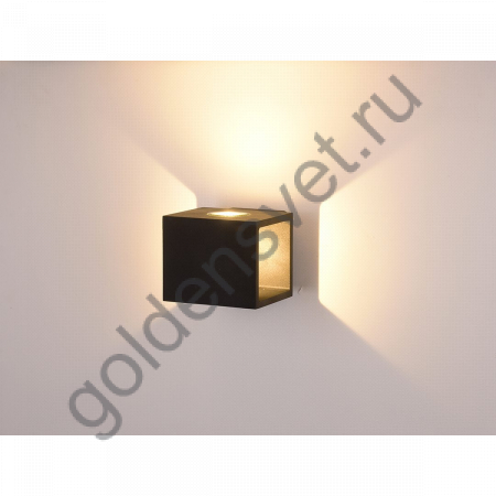 LED светильник настенный LWA0100A-BL-WW Черный 10Вт 3000