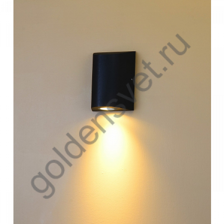 LED светильник настенный LWA0148A-BL-WW Черный 12Вт 3000