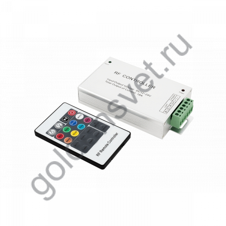 LED RGB контроллер 18А 12-24 Вольт,РФ, 20 кн