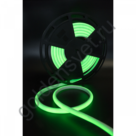 Термолента светодиодная SMD 2835, 180 LED/м, 12 Вт/м, 24В , IP68, Цвет: Зеленый