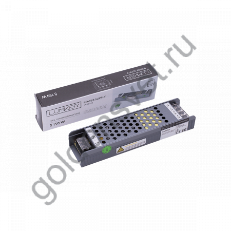 Блок питания для светодиодной ленты LUX компактный, 12В, 150Вт, IP20