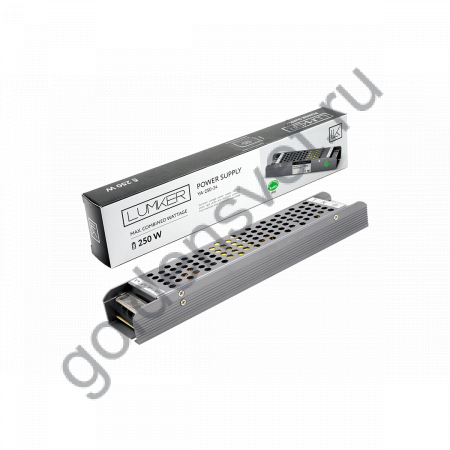 Блок питания для светодиодной ленты LUX компактный, 24В, 250Вт, IP20